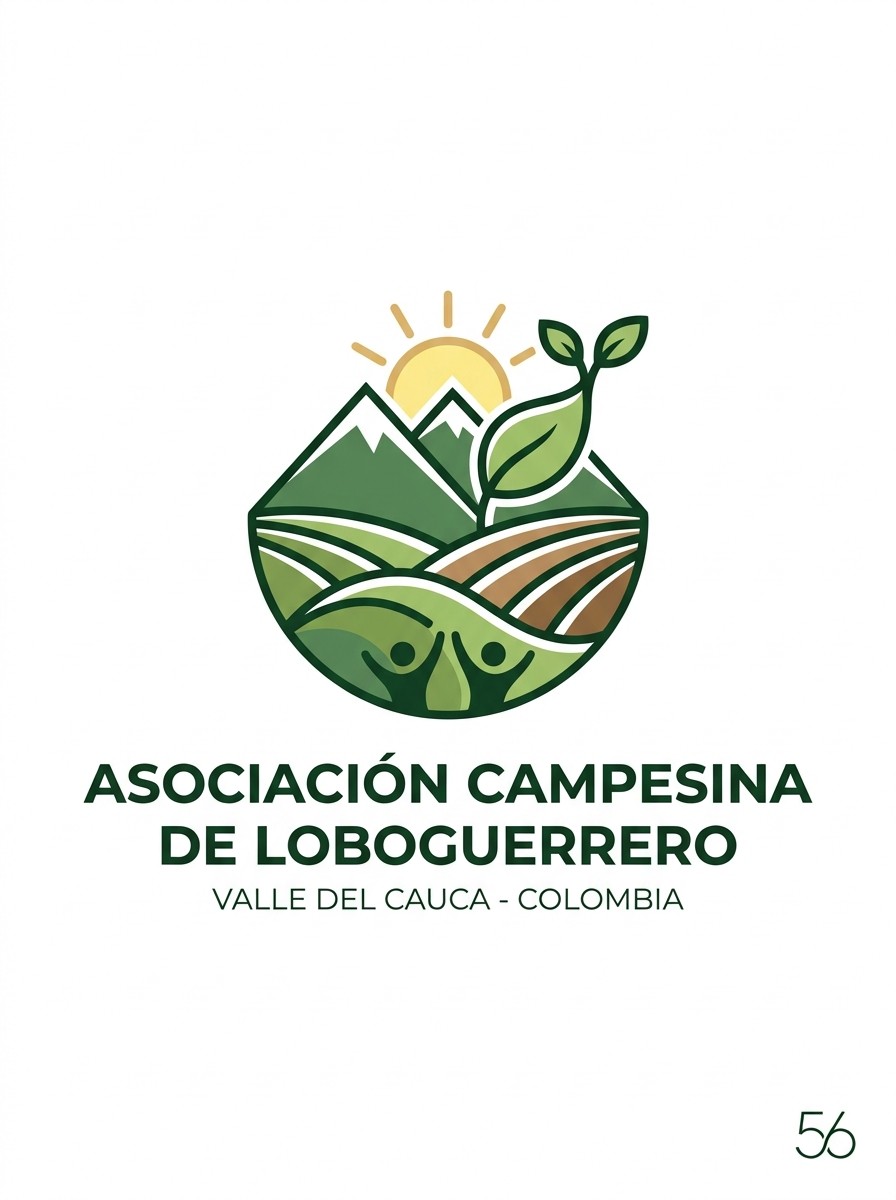 Logo oficial de la Asociación de Campesinos de Loboguerrero